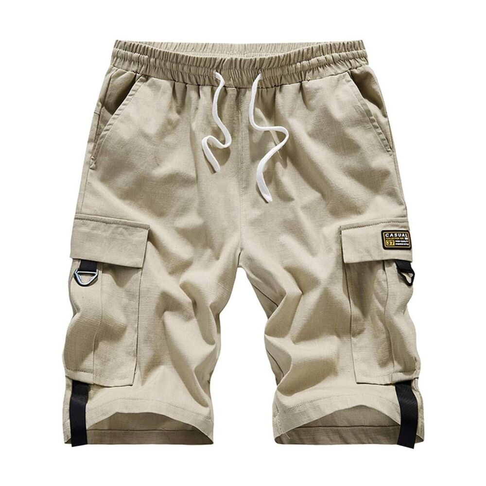 NWT Women's‎ Cargo Drawstring Shorts - Khaki